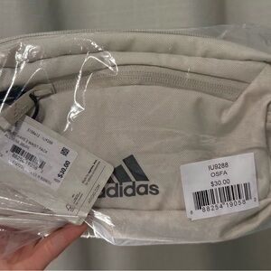 Adidas Cream Waist Bag